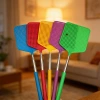 Extendable plastic fly swatter, summer mosquito swatter, household daily extended extendable stainless steel swatter, fly and mosquito swatter Specification image